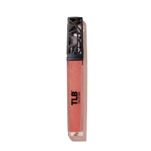 The Lip Bar Vegan Non-Sticky Lip Gloss with Hydrating Shea Butter for a Lightweight High Shine Finish Baddie - Shimmer Pink