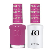 DND Gel Polish Set Purple Collection UV/LED Gel Polish and Air Dry Nail Lacquer Matching Chip-Free Polish Duo 798 Twister 0.5 Fl Oz