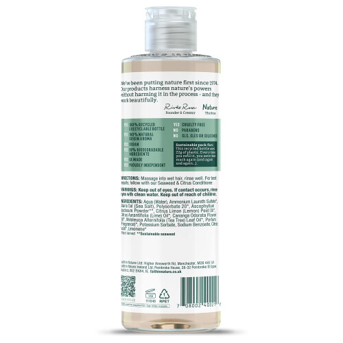 Faith in Nature Faith In Nature Shampoo de Algas Marinhas e Ctricos 400mL/13,5fl. onas. 1