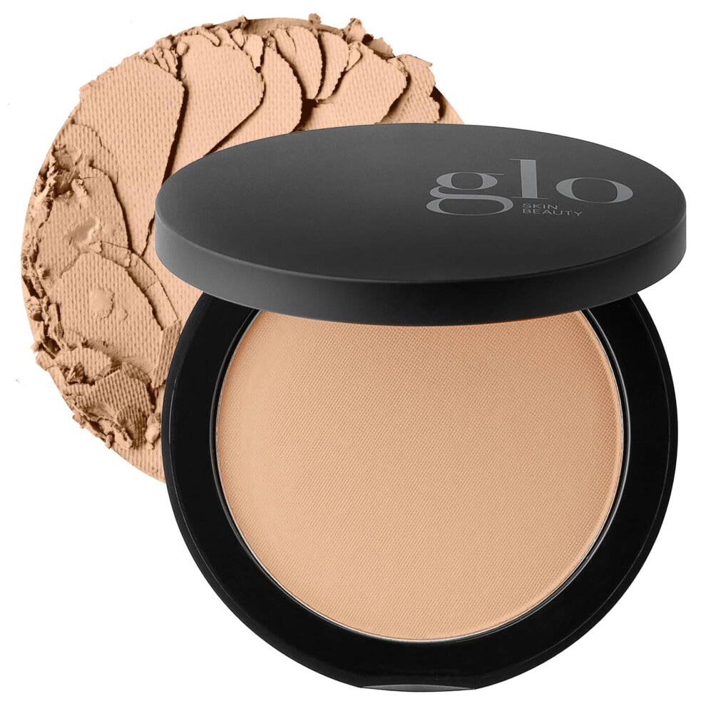 Glo Skin Beauty Pressed Base Powder Foundation Makeup (Honey Light) - Flawless Coverage for a Radiant Natural Second-Skin Finish-image-OPC-PJNRGVP-NEW