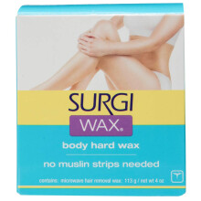 Surgi-wax Cera Dura para Depilación en Microondas, 4 oz
