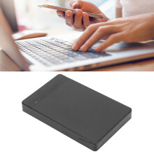 Type-C-Festplattengehäuse, 10 Gbps Übertragung, 2TB Type-C USB 3.1 Festplattengehäuse mit LED-Anzeige, geeignet für Laptop, Schwarz (Nicht
