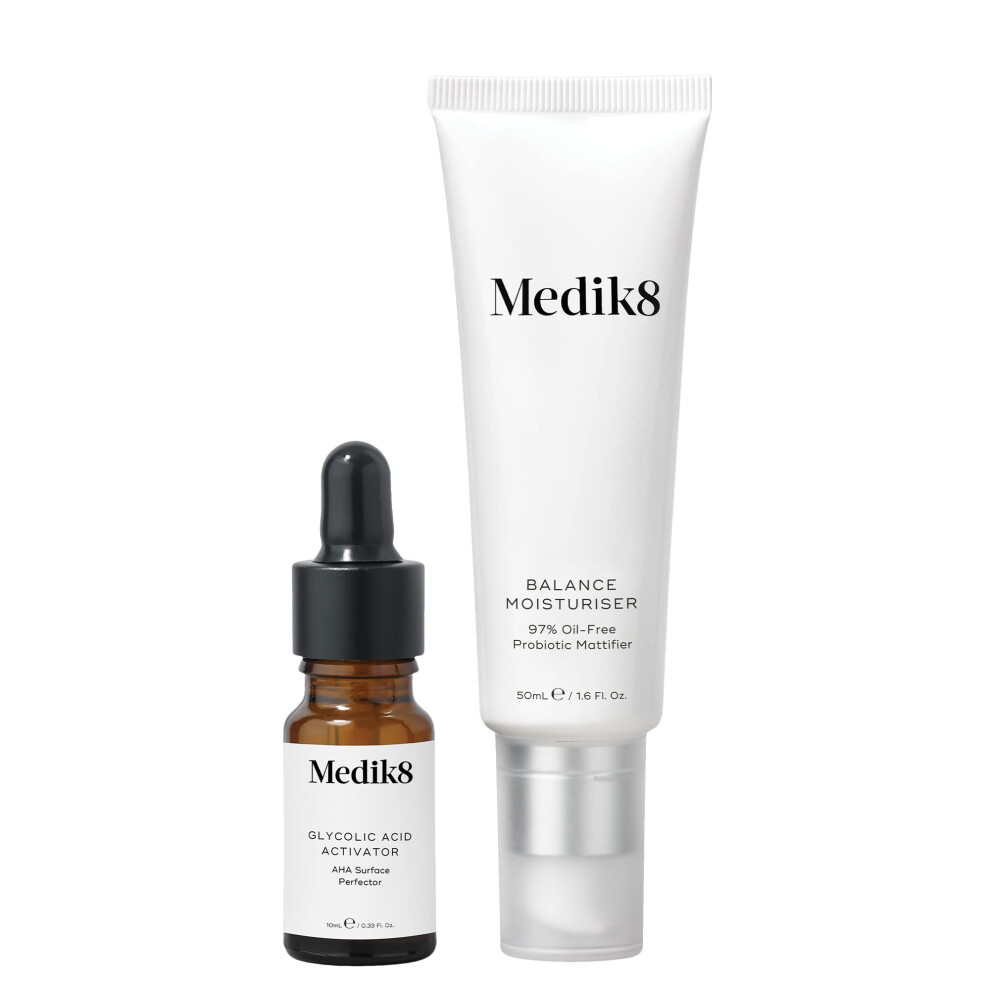 Medik8 Balance Moisturizer For Oily Skin - Lightweight Hydration & Microbiome Support Moisturizer Standard Size