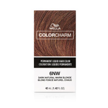 COLORCHARM Permanente flssige Haarfarbe fr Grauabdeckung| 6NW Dunkles natrliches warmes Blond | 1,4 Fl Oz