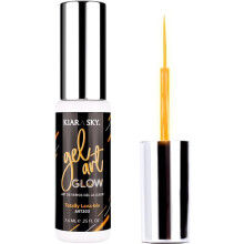 KIARA SKY Gel Paint Glow Art Liner 0.25 fl oz | Totally Lava-ble (bright orange)