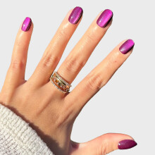 Olive & June Instant Mani Press-On Nails | (Kleber) XS Rund 42 Knstliche Ngel 21 Gren | Ungiftige, langlebige recycelte Materialien, realistische