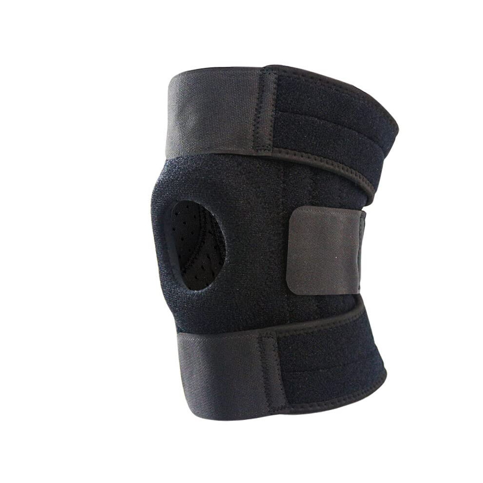 Knee Braces for Knee Pain Adjustable Support for Men and Women Black for Running Hiking Sports Arthritis Relief