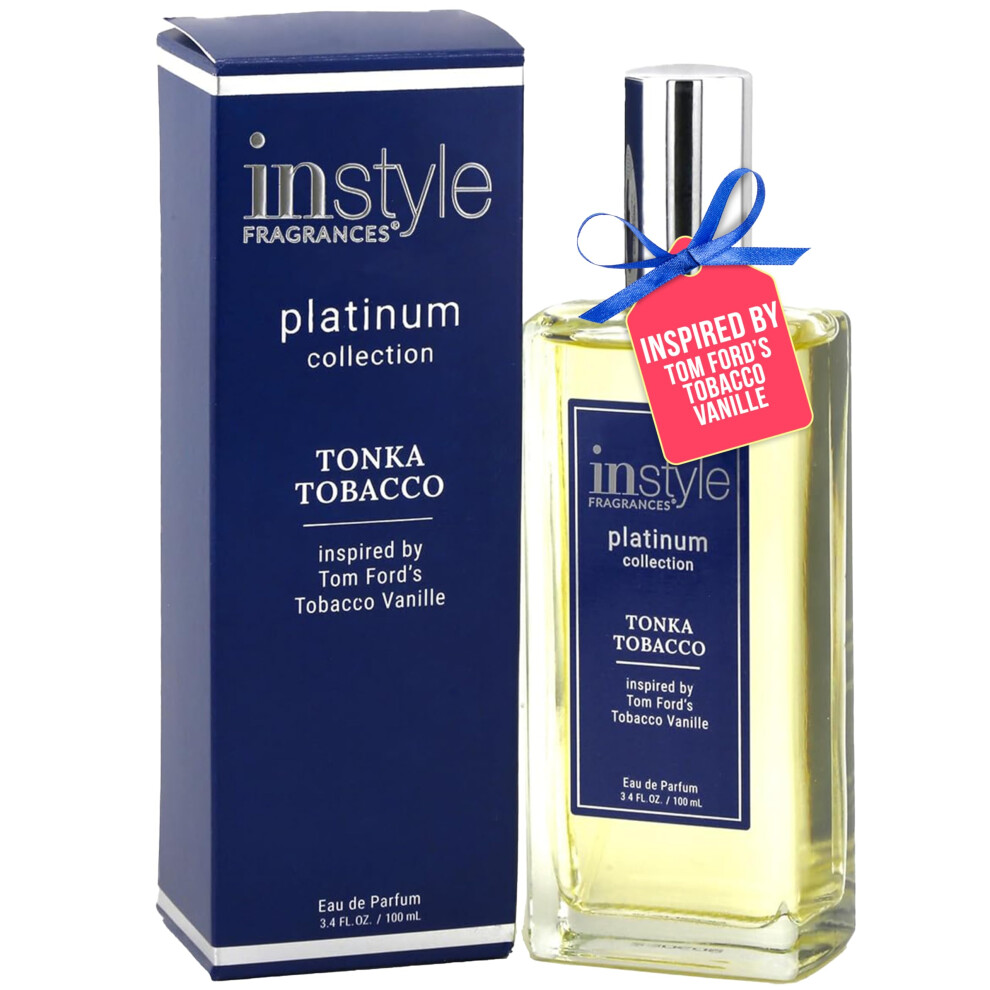 Instyle Fragrances Platinum Collection Tonka Tobacco Inspired by Tom Ford's Tobacco Vanille Unisex Eau de Parfum CLEAN Vegan Paraben-Free-image-OPC-PJNRK2V-NEW