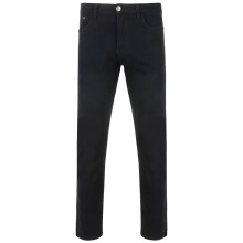 (Black, 34) KAM Men's Plus Size Slim Fit Stretch Chino Trousers in Black Size 40-60