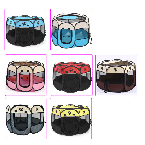 Portable Foldable Waterproof Pet playpen Open-Air 2