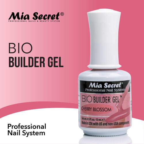 Cherry Blossom Builder Gel Mia Secret fabricado nos EUA 1