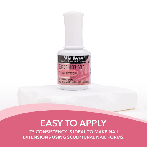 Cherry Blossom Builder Gel Mia Secret fabricado nos EUA 2