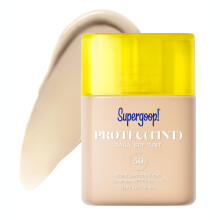 Supergo! Protec (Tint) tgliche Hauttint -SPF 50 - 22W - Leichte Deckung fr die sofort glatte, gleich aussehende Haut - natrlicher Finish