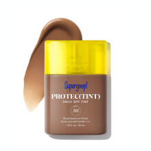 Supergoop! Protec(tint) Daily Skin Tint SPF 50 - 42C  Leichte aufbaubare Deckkraft fr sofort glatte, gleichmig aussehende Haut  Natrliches Fini