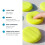 AOA Studio Silky Silicone Makeup Sponge Set Reusable Cosmetic Applicators Extra Soft Rubycell Makeup Sponges (Lime) 4