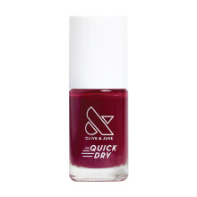 Esmalte de secagem rpida Olive & June | Cor prova de manchas de secagem rpida instantnea | Frmula Vegana Livre de Crueldade 15-free | Dura