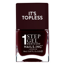 Nails Inc It's Topless Gel Neglelak 4-i-1 Base Coat Behandling Farve & Top Coat Langvarig St?rk Sp?nfri Negle Blank Salon Kvalitet Manicure Derhj