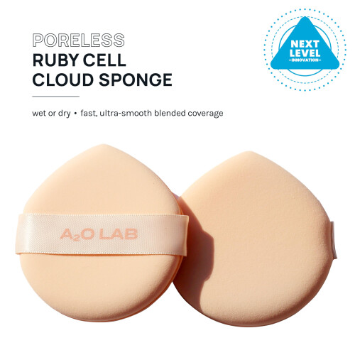 AOA Studio Silky Silicone Makeup Sponge Set Reusable Cosmetic Applicators Extra Soft Rubycell Makeup Sponges (Peach) 1