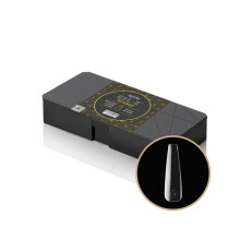 Apres Gel-X Coffin Doos met nageltips | 280 Gel-X-tips Zachte tips 14 maten 00-9 | Halve maten inbegrepen (gebeeldhouwde kist extra lange doos, 2