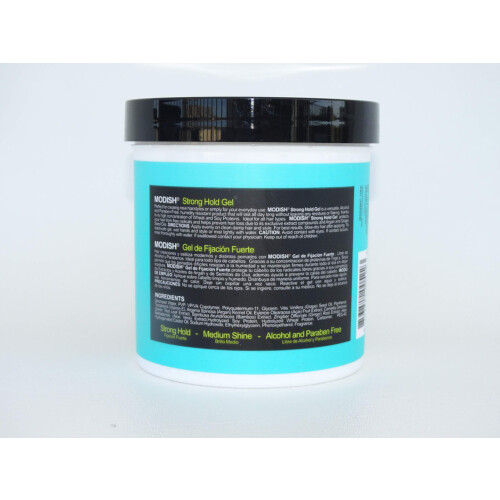 MODISH Gel de cabelo de fixao forte com leo de argan SEM lcool (conjunto de 2) 16 onas 2