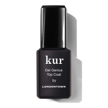 LONDONTOWN Kur Gel Genius Schnell trocknender Überlack, Vegan, ohne Tierversuche & Parabene, Klar, 0,4 Fl Oz