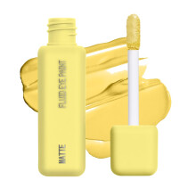 about-face Matte Fluid Eye Paint Incoming - High-Pigment Liquid Eyeshadow Long-Lasting No-Budge Matte Finish Vegan & Cruelty-Free (Mellow Yellow)