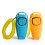2pcs Dog Training Clickers 2 in 1 Whistle and 2