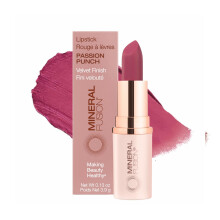 Mineral Fusion Lippenstift Lebendige und wischfreie Lippenfarbe mit Avocadol, Kakaobutter und mehr Langanhaltender veganer Lippenstift FD&C Farbstof