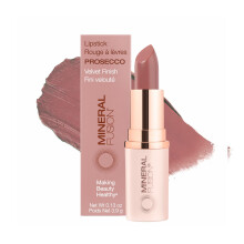 Mineral Fusion Lipstick Vivid & Smudge-Free Lip Color with Avocado Oil Cocoa Seed Butter & More Long-Lasting Vegan Lipstick FD&C Dye-Free Cruelt