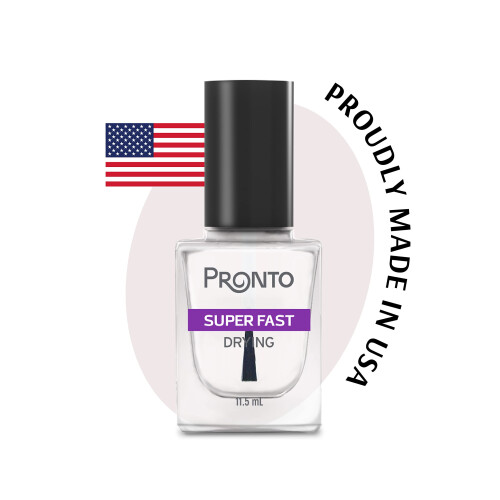 Pronto Super Fast Drying Top Coat - Quick Dry Clear Nagellack 2
