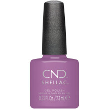 CND Shellac Gel Nail Polish Long-lasting Nail Paint Color with Curve-hugging Brush 125 Lilac longing 0.25 fl oz
