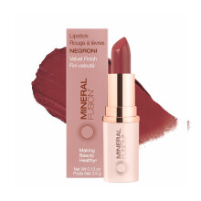 Mineral Fusion Lipstick Vivid & Smudge-Free Lip Color with Avocado Oil Cocoa Seed Butter & More Long-Lasting Vegan Lipstick FD&C Dye-Free Cruelt