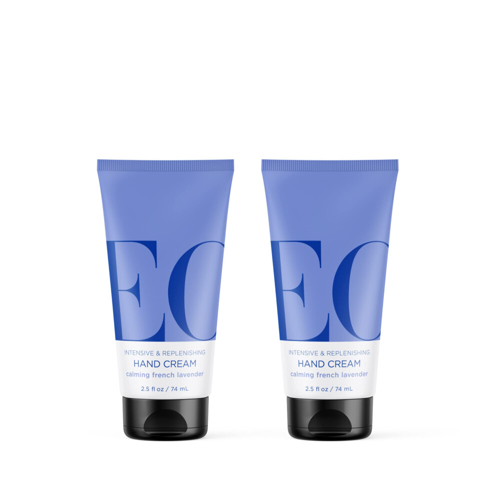 EO Hand Cream 2.5 Ounce (Pack of 2) French Lavender Organic Plant-Based Moisturizer for Dry Skin-image-OPC-PJNRNMG-NEW