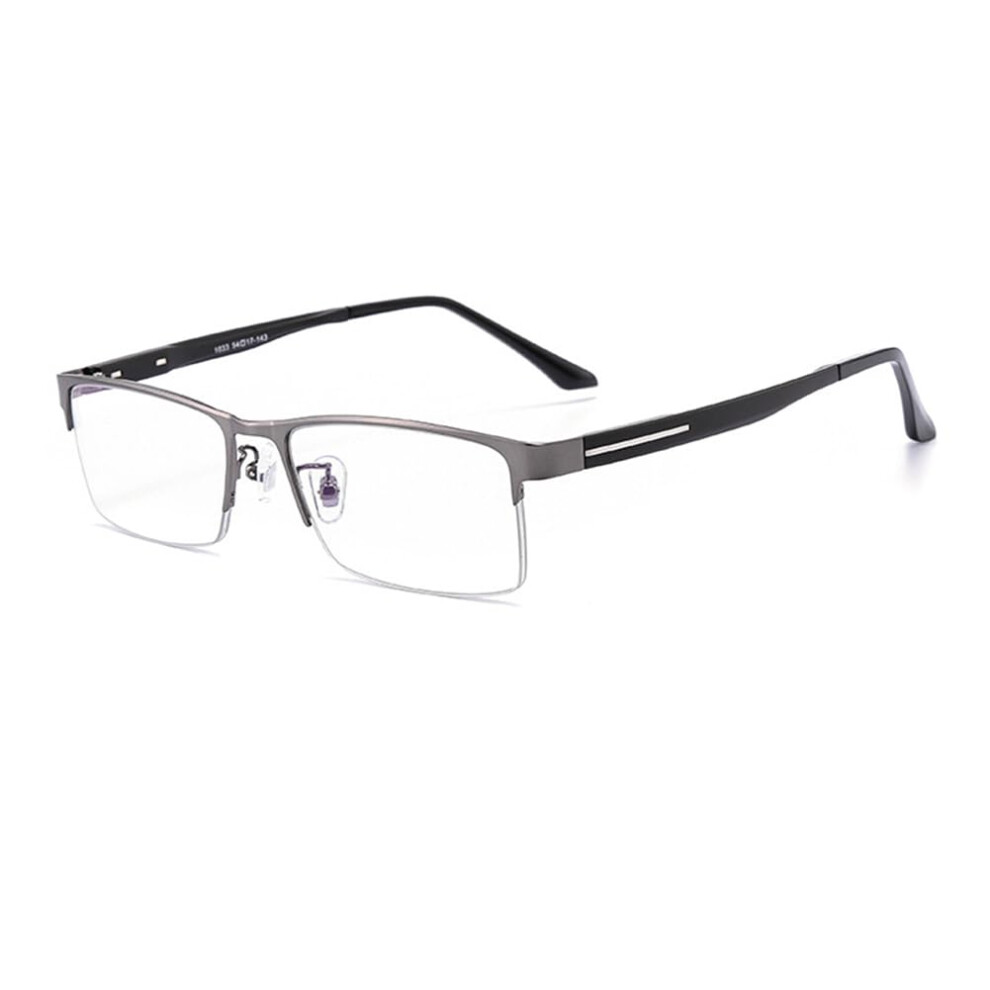Blue Reading Glasses Men Photochromic Outdoor Readers Uv400 Hd Aspheric Resin Lens Anti Light +2.75 Strength
