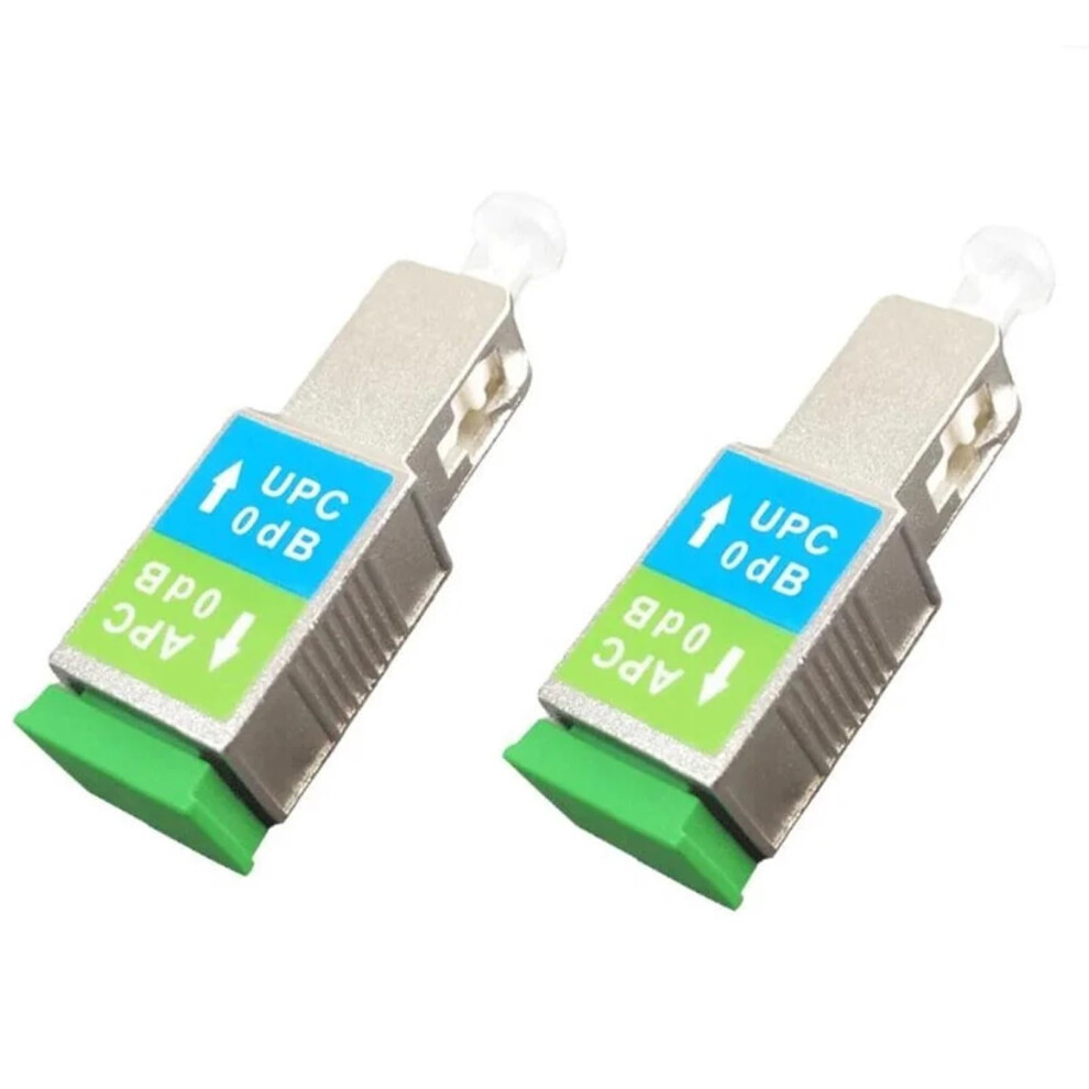 Sc Apc Female To Male Upc Fiber Optic Attenuator Adapter 0 Dbm Low Loss Connector For Apc-Upc Compatibility 6947110187310