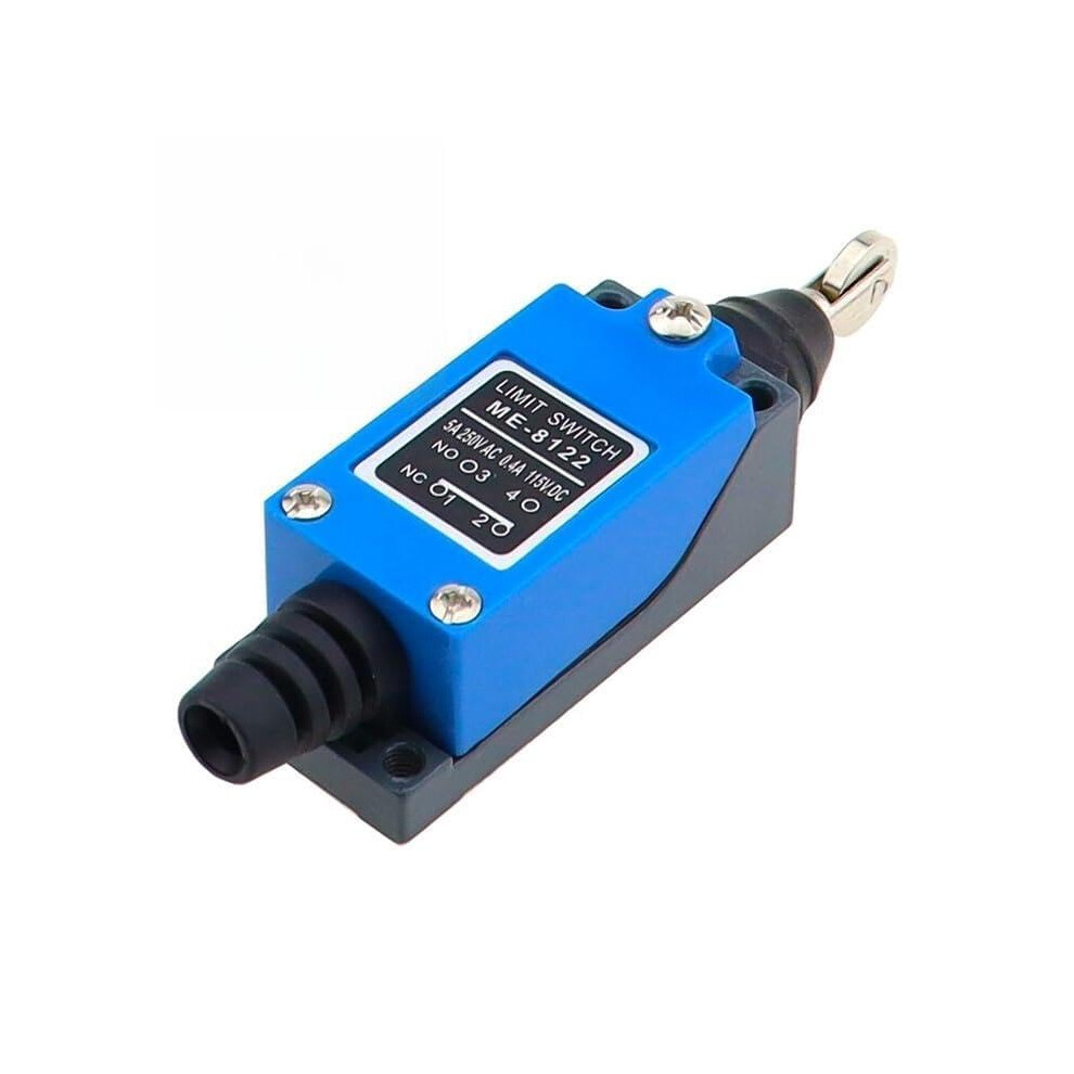 Me-8122 Momentary Parallel Roller Plunger Actuator Limit Switch For Industrial Applications, Nc Configuration, Compact Design 6276012496825