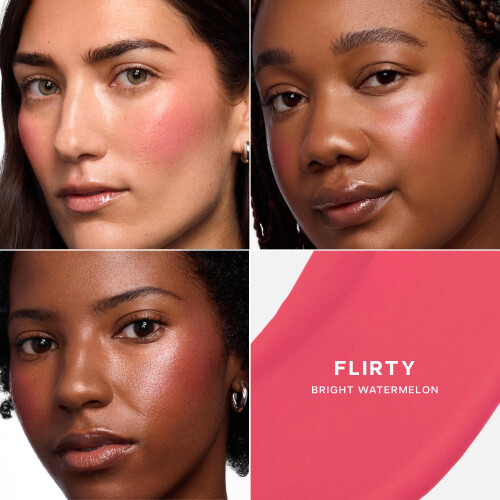Saie Dew Liquid Blush voor Wangen - Hydraterende Crème Blush Stick met Blendbare Formule 1