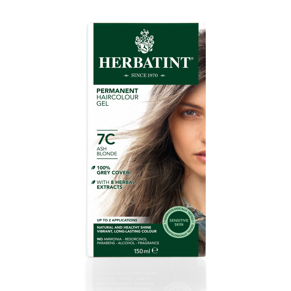 Herbatint 7C Ash Blonde Hair Color ( 1 Xkit) By