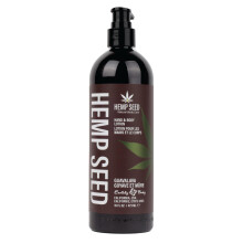 Hemp Seed Hand & Body Lotion Guavalava Scent - 16 oz. - Soothe Dry Skin - Argan Oil Hemp Seed Oil - Light Non-Greasy Formula - Vegan & Cruelty Fre