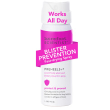 Barefoot Scientist PreHeels+ Blister Prevention Spray Innovative Invisible Protective Barrier Against Blisters