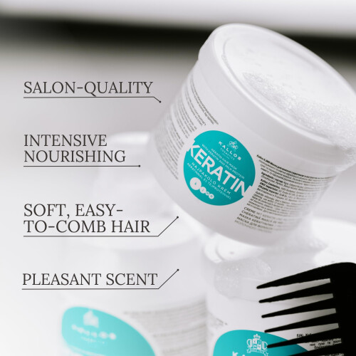 Kallos Masque pour Cheveux Keratin 1 L 2