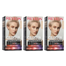 X3 Revlon 01 Ultra Light Ash Blond Colorstay Permanent Colour Hair Dye