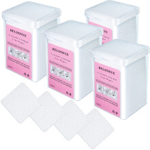 800 PCS Wimpers Extensie Lijm Doekjes, Lintvrije Nagel Doekjes, Super Absorberend Zacht Non-woven Lijm Doekje