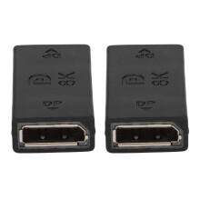 2x DisplayPort Kupplung, DP1.4 Buchse, 8K60Hz,