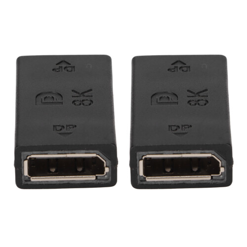 2x DisplayPort Kupplung, DP1.4 Buchse, 8K60Hz,