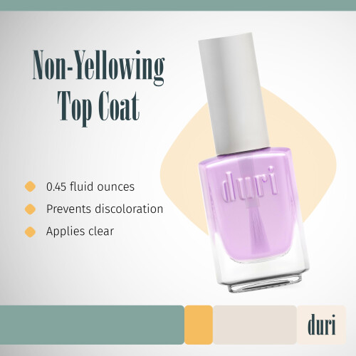 duri Kellastumaton Clear Top Coat - 0,45 fl. oz. 1