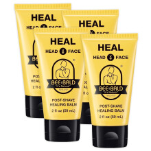 Bee Bald HEAL Aftershave voor Mannen, Genezende Balsem, Kalmeert & Verzacht Beschadigde Huid
