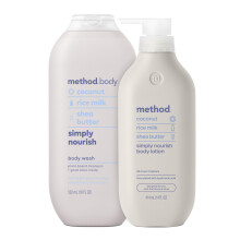 Metode Body Wash (18 oz) og Lotion (14 oz) gaves?t Simply Nourish