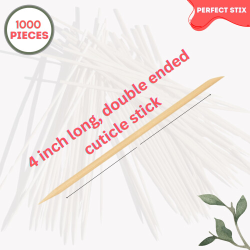 Perfect Stix Ξύλινα Στικ Μανικιούρ 4" (πακέτο 1000 τεμαχίων) 1