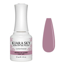 Kiara Sky Soak Off Gel Nail Polish 0.5 fl oz MAUVE A LIL' CLOSER (G597)